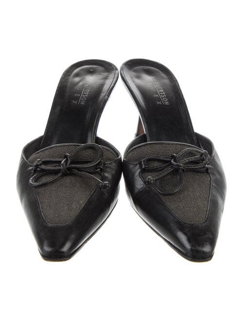 Lambertson Truex Leather Bow Accents Mules