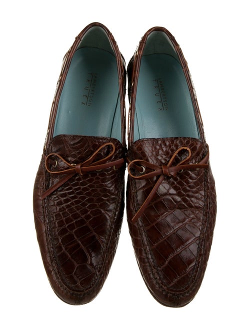 Lambertson Truex Alligator Ballet Flats