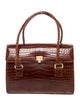 Lambertson Truex Crocodile Shoulder Bag