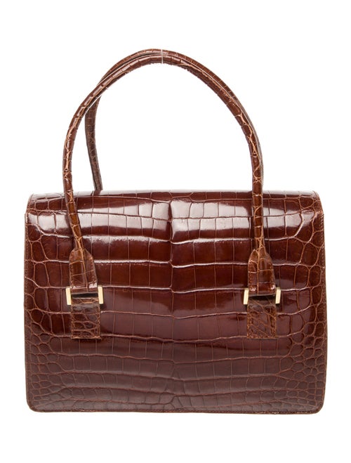 Lambertson Truex Crocodile Shoulder Bag