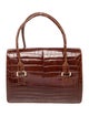 Lambertson Truex Crocodile Shoulder Bag