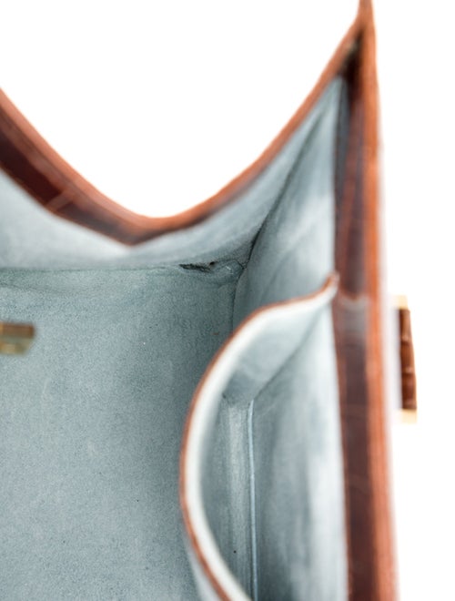 Lambertson Truex Crocodile Shoulder Bag