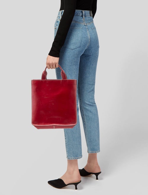 Lambertson Truex Leather Top Handle Bag