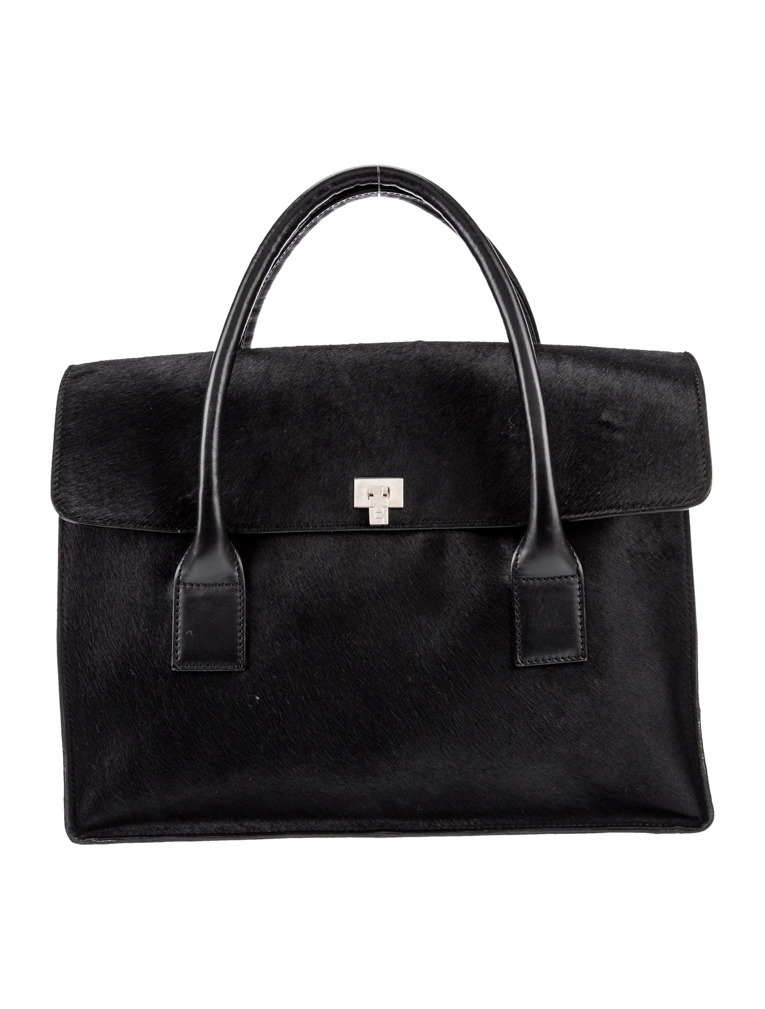 Lambertson Truex Ponyhair Top Handle Bag