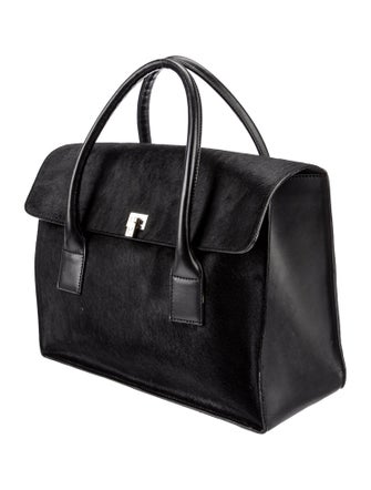 Lambertson Truex Ponyhair Top Handle Bag