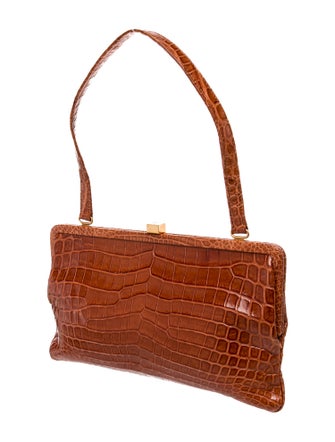 Lambertson Truex Crocodile Shoulder Bag