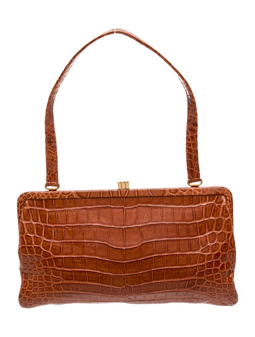 Lambertson Truex Crocodile Shoulder Bag