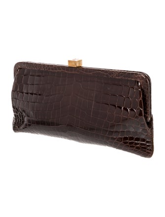 Lambertson Truex Crocodile Evening Bag