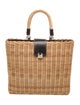 Lambertson Truex Wicker Shoulder Bag