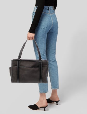 Lambertson Truex Leather Shoulder Bag