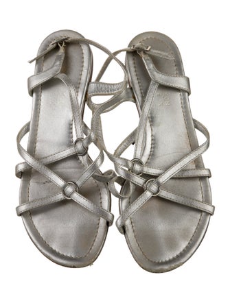 Lambertson Truex Leather Slingback Sandals