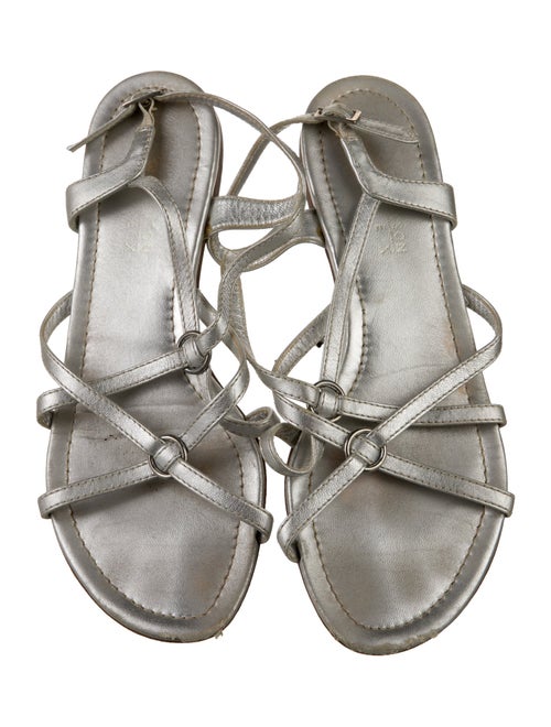 Lambertson Truex Leather Slingback Sandals