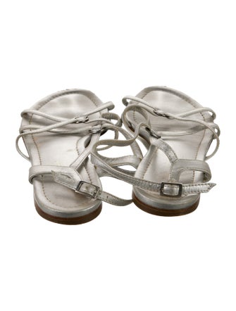 Lambertson Truex Leather Slingback Sandals