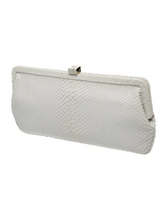 Lambertson Truex Snakeskin Minaudière