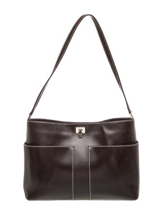 Lambertson Truex Leather Top Handle Bag