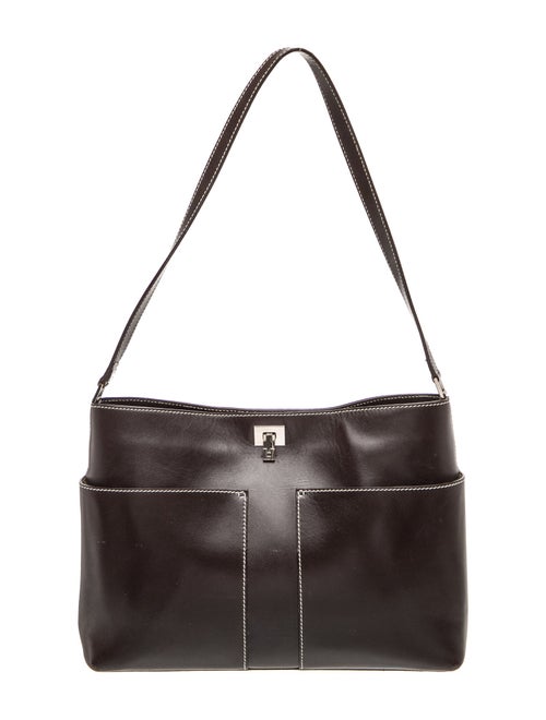 Lambertson Truex Leather Top Handle Bag