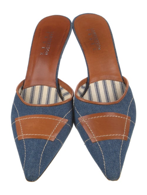 Lambertson Truex Denim Printed Mules