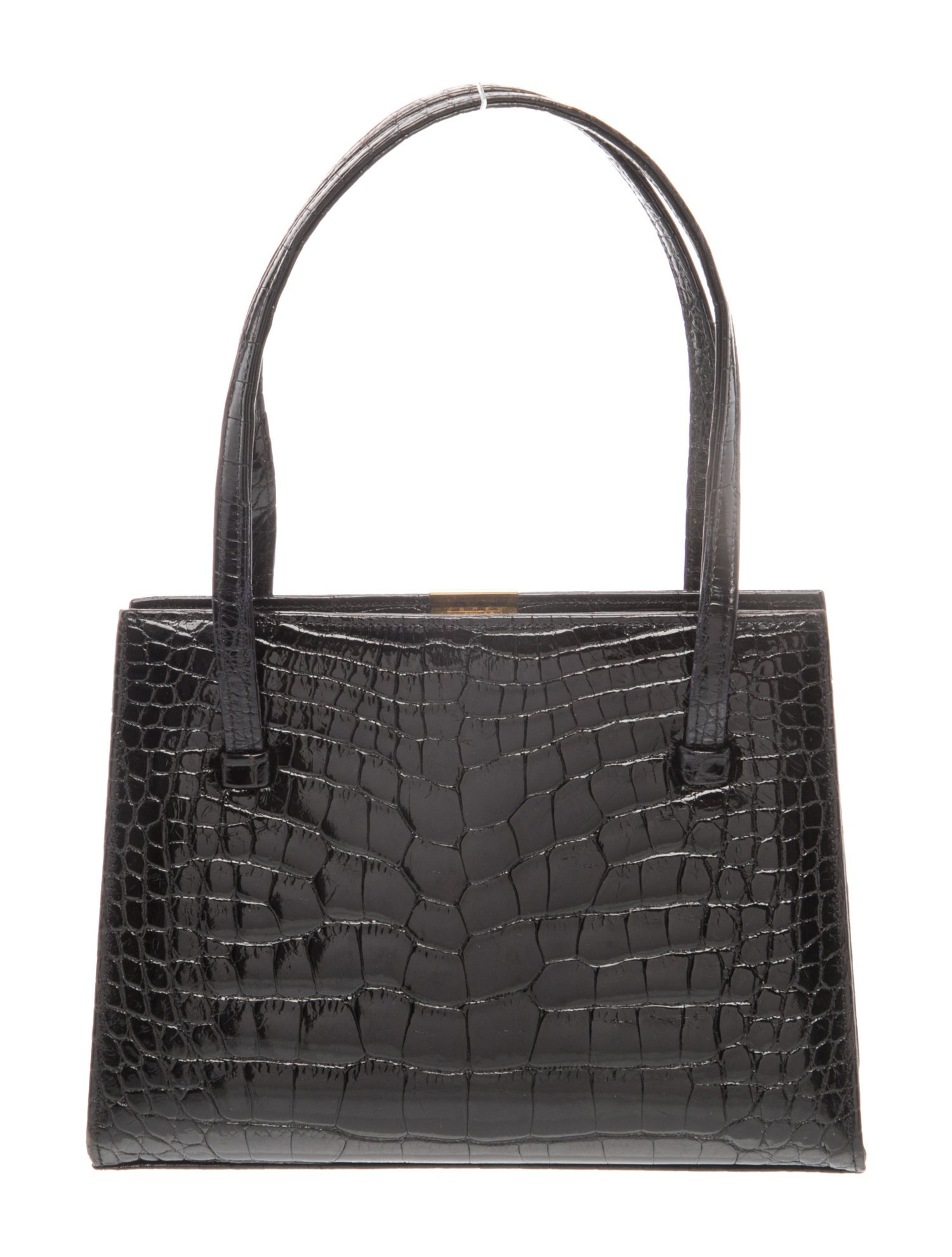 Lambertson Truex Embossed Leather Top Handle Bag Vintage