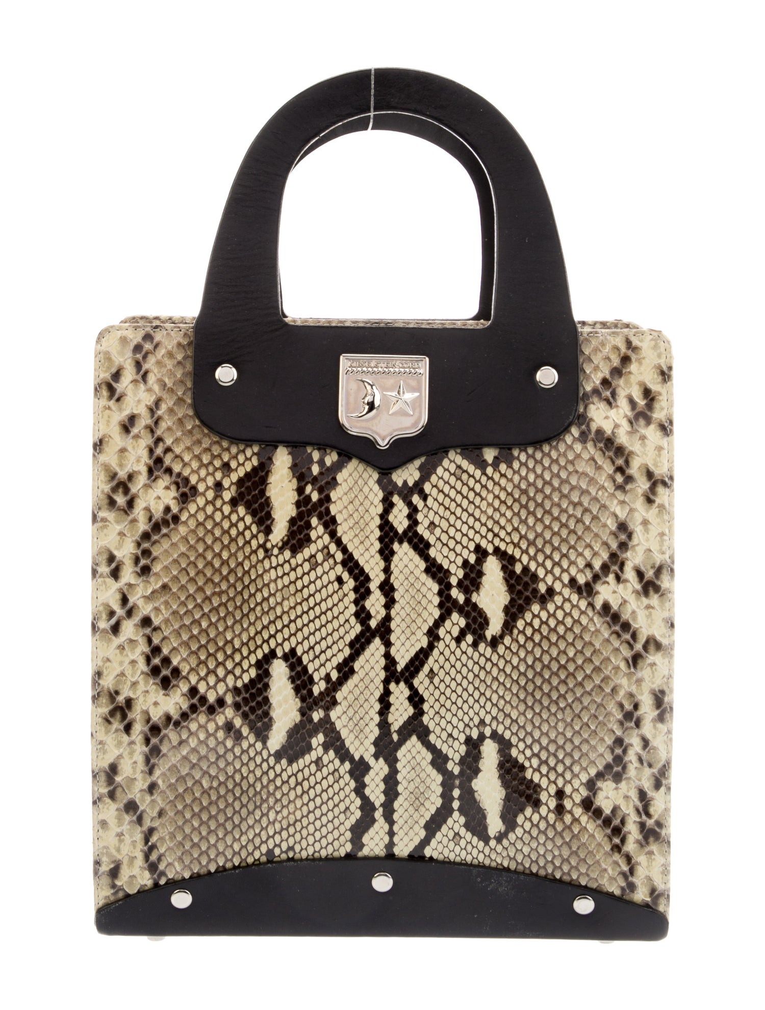 Kieselstein-Cord Snakeskin Top Handle Bag