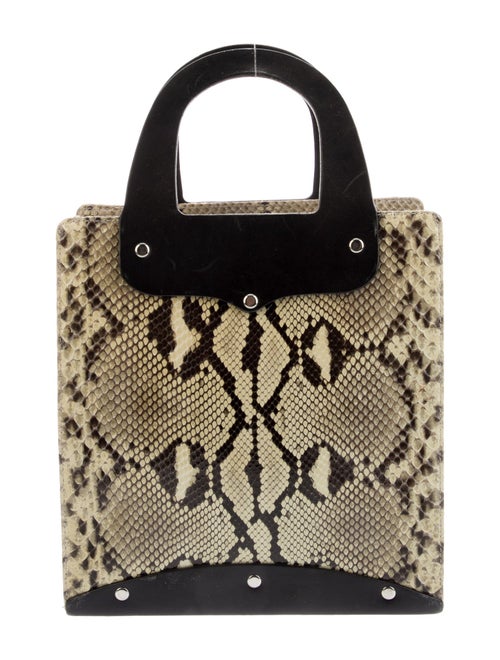 Kieselstein-Cord Snakeskin Top Handle Bag