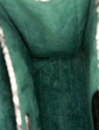 Kieselstein-Cord Snakeskin Top Handle Bag