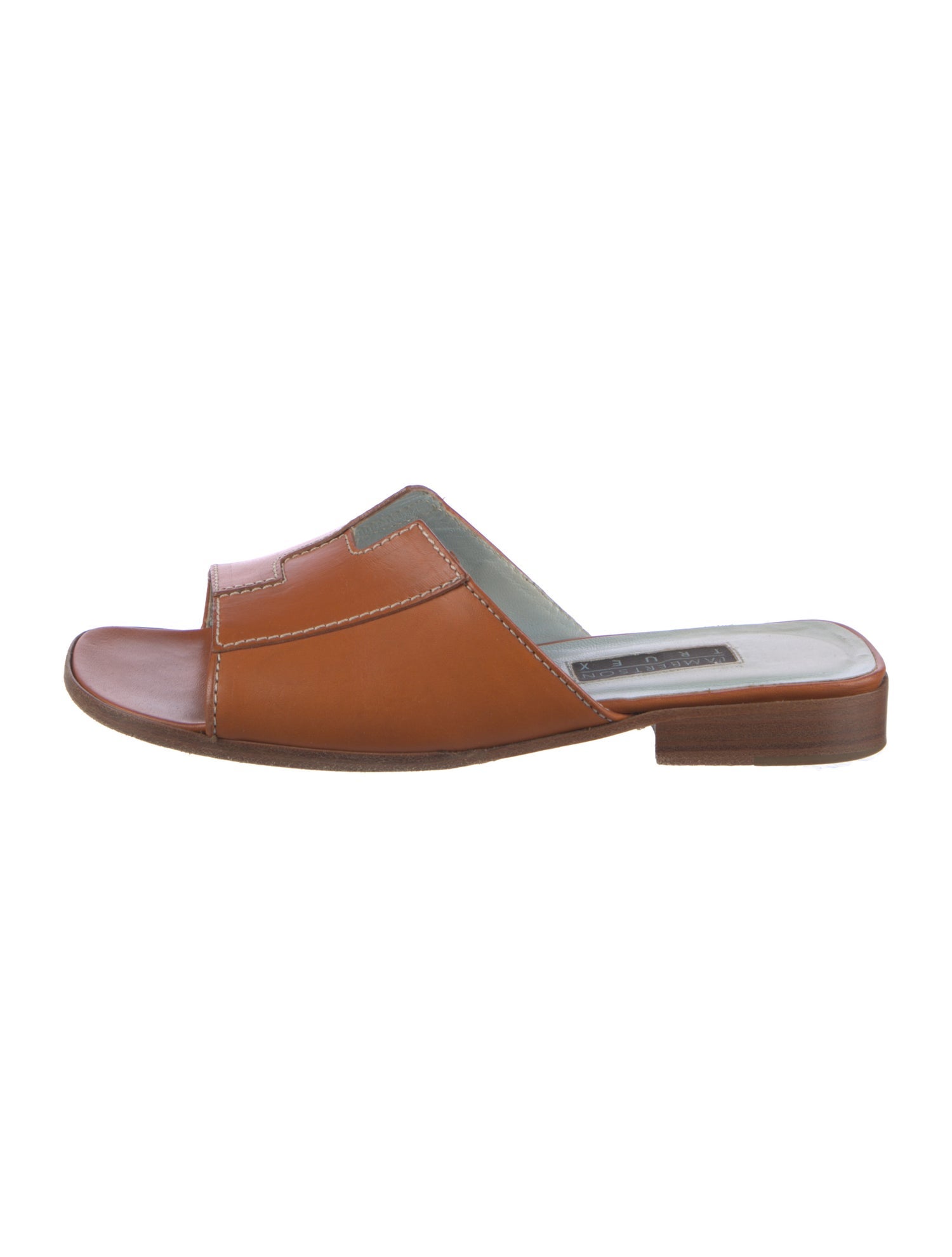 Lambertson Truex Leather Slides