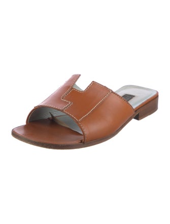 Lambertson Truex Leather Slides