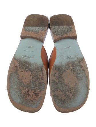 Lambertson Truex Leather Slides