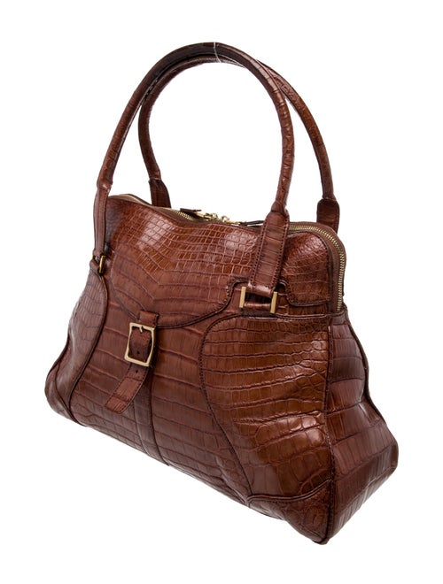 Lambertson Truex Leather Top Handle Bag