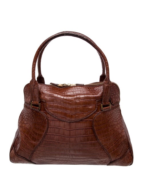 Lambertson Truex Leather Top Handle Bag