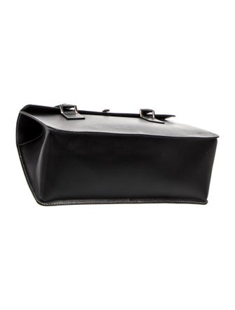 Lambertson Truex Leather Top Handle Bag