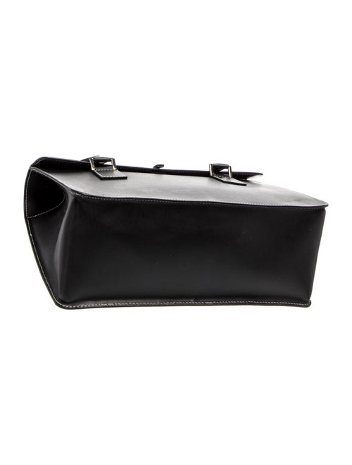 Lambertson Truex Leather Top Handle Bag