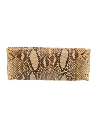 Lambertson Truex Snakeskin Clutch