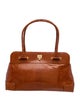 Lambertson Truex Embossed Leather Shoulder Bag