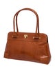 Lambertson Truex Embossed Leather Shoulder Bag