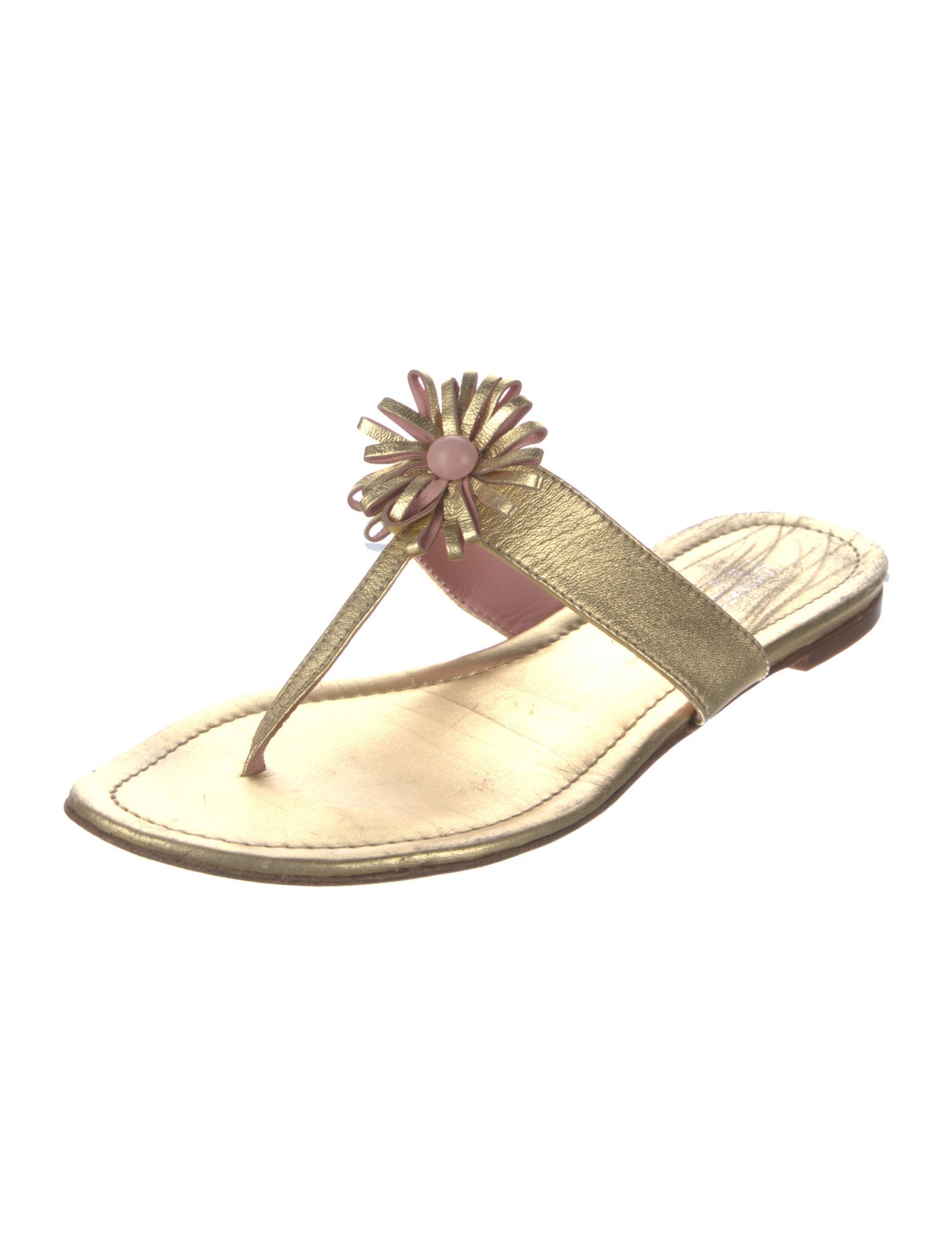 Lambertson Truex Leather Slides