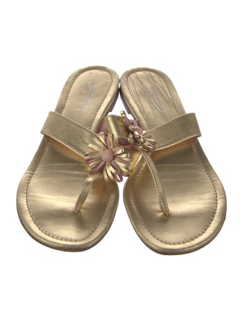 Lambertson Truex Leather Slides