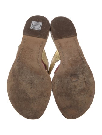 Lambertson Truex Leather Slides