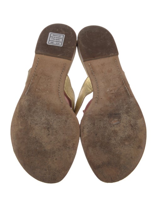 Lambertson Truex Leather Slides