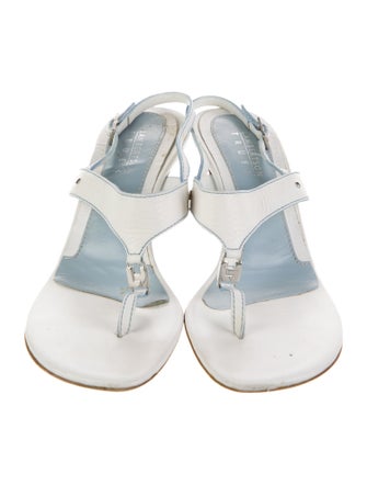 Lambertson Truex Leather Slingback Sandals