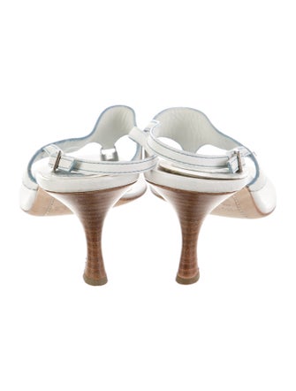 Lambertson Truex Leather Slingback Sandals