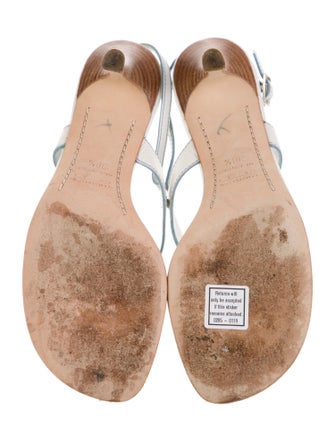 Lambertson Truex Leather Slingback Sandals