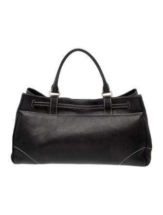 Lambertson Truex Leather Top Handle Bag