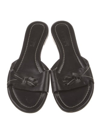 Lambertson Truex Leather Slides