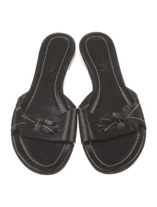 Lambertson Truex Leather Slides