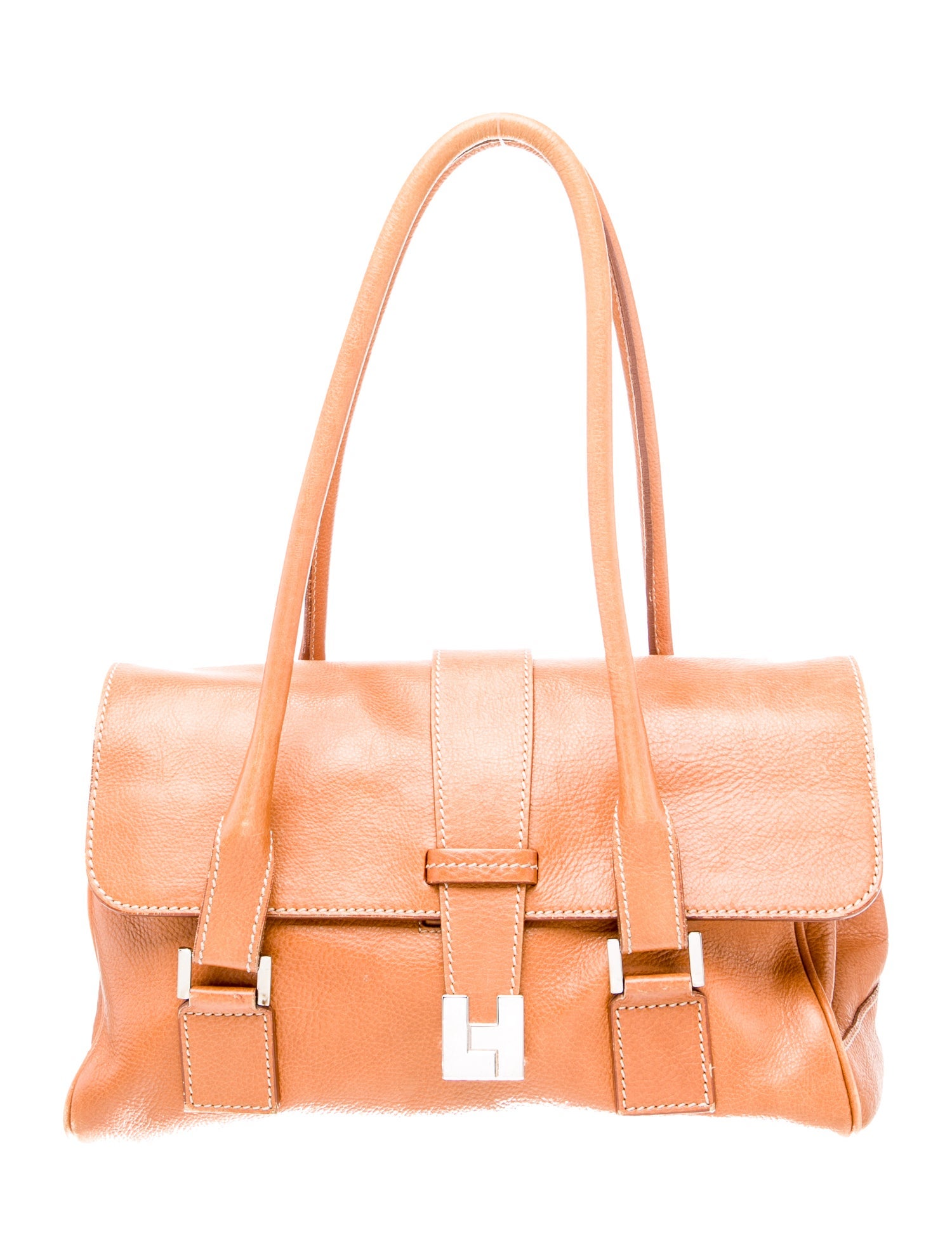 Lambertson Truex Leather Top Handle Bag