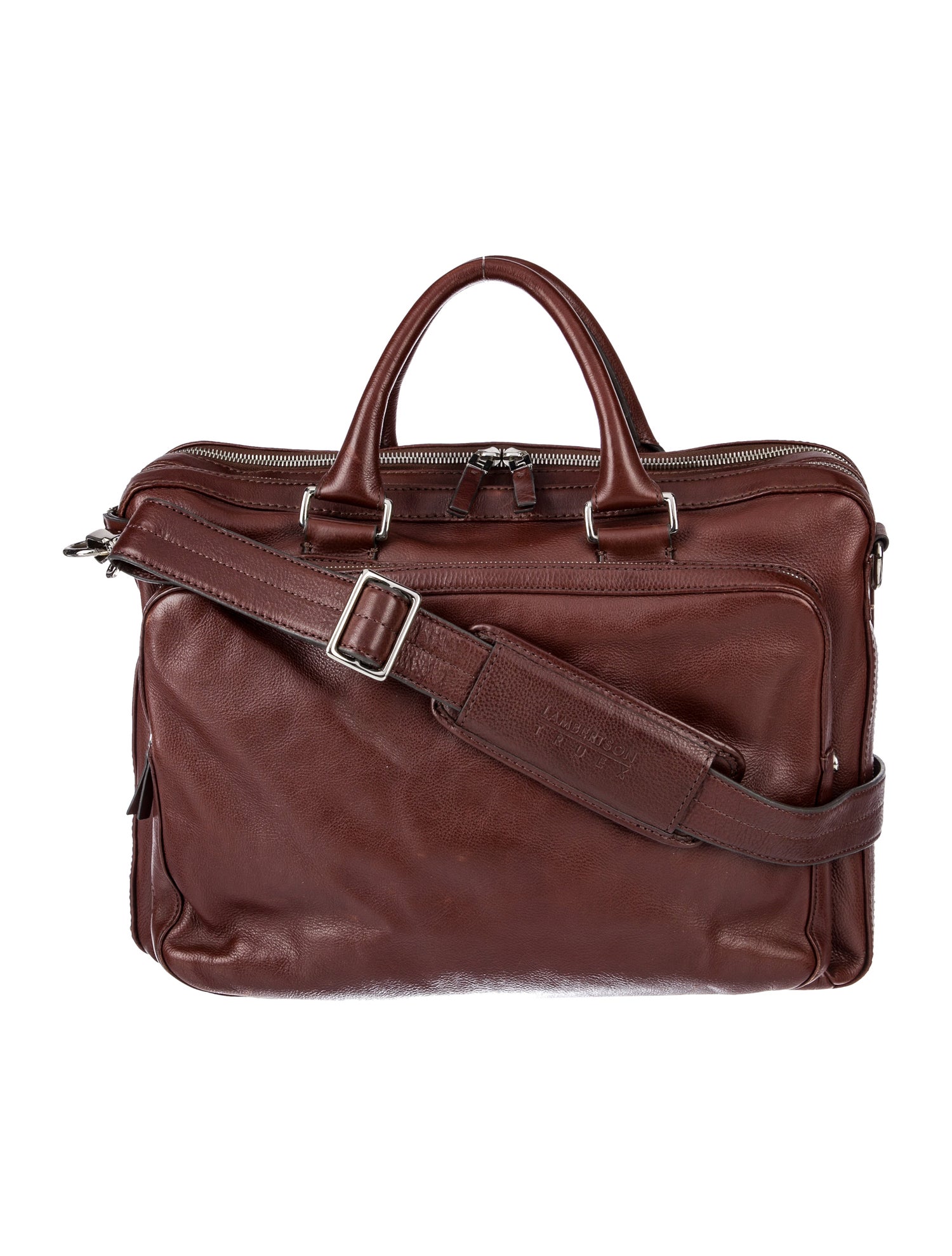 Lambertson Truex Leather Briefcase