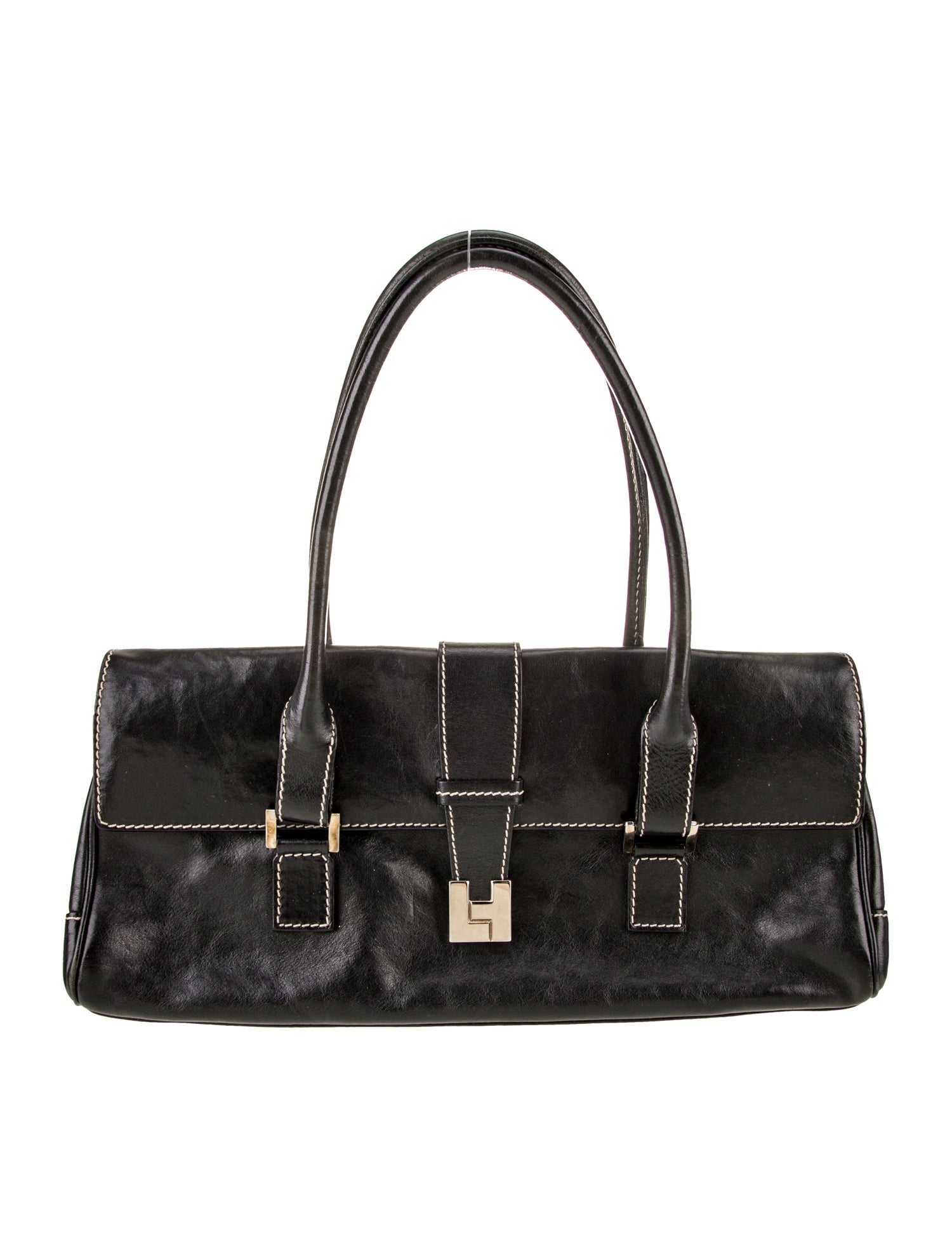Lambertson Truex Leather Shoulder Bag