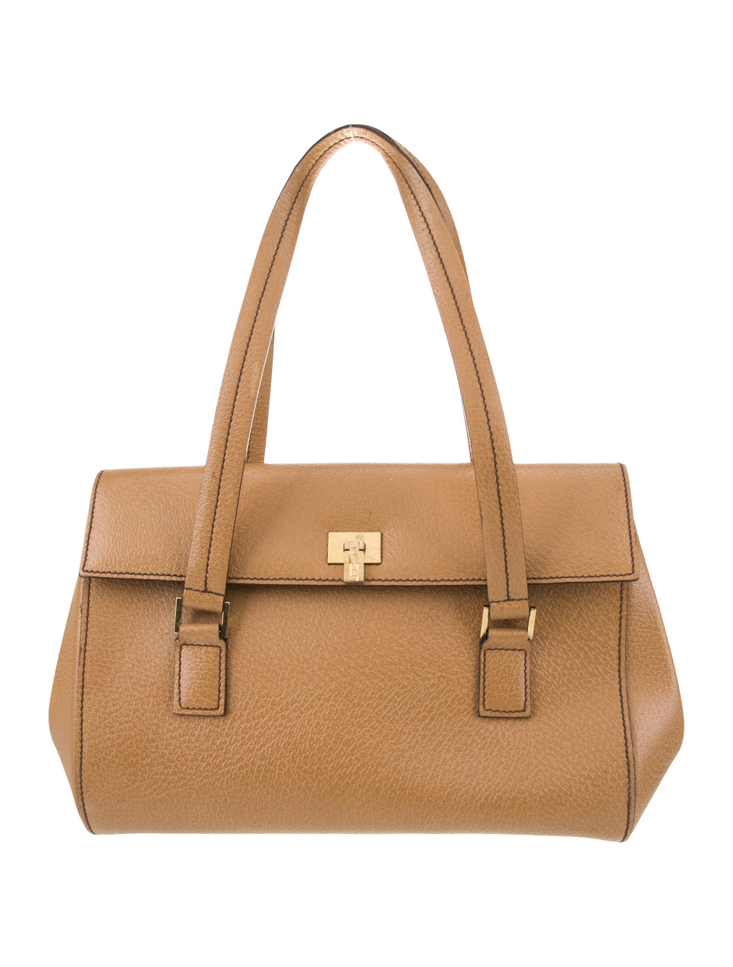 Lambertson Truex Leather Top Handle Bag