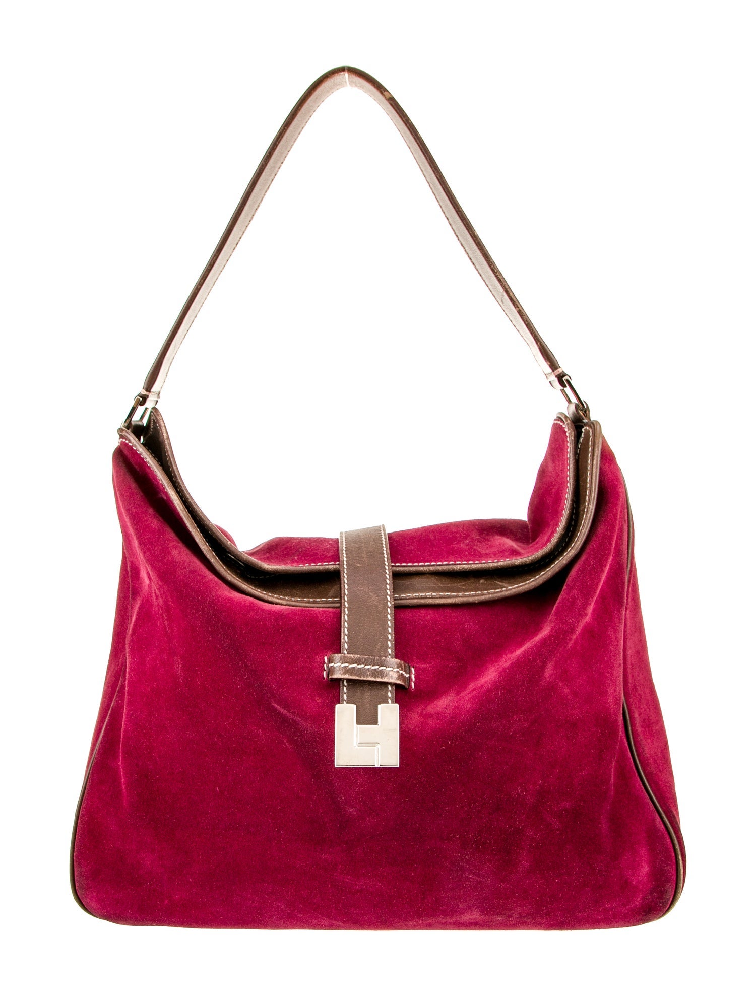 Lambertson Truex Suede Shoulder Bag